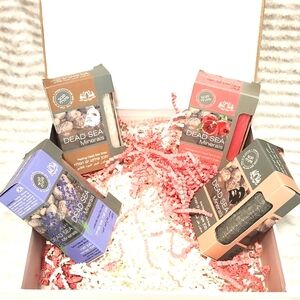 Bar Soap Dead Sea Minerals 4 Pack - Pomegranate, Lavender, Peeling And Acne Mud